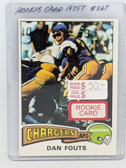 1975 Topps NFL Dan Fouts Rookie Card