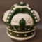 Standard Oil Green Crown OPC Globe, repainted,