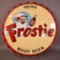 Drink Frostie Root Beer w/logo Bottle Cap Metal Sign