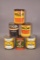 6-Different Quart Motor Oil Cans
