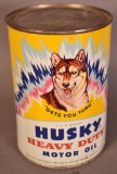 Husky Heavy Duty Motor Oil Yellow Quart Can