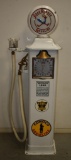 Erie Model #10 Clock Face Gas Pump, Restored