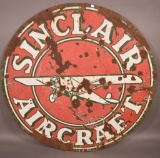Sinclair Aircraft w/logo Porcelain Sign