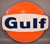 (updated) Gulf w/wings Metal Sign (rare size(