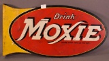 Drink Moxie Metal Flange Sign