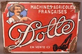 Dolle Machines Agricole Francaise w/logos Porcelain Sign