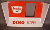 Sinclair Dino Supreme Gasoline Porcelain Pump Face