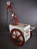 Boyle-Dayton Model #121 Fuel Cart w/Spoked Cast Wheels, Repainted