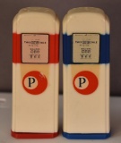 Pacific Gasoline Plastic Gas Pump Salt & Pepper Shakers