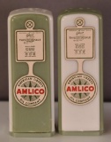 AMLICO Oil Company Plastic Gas Pump Salt & Pepper Shakers