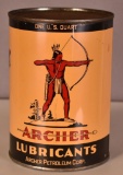 Archer Motor Oil w/Indian Quart Can