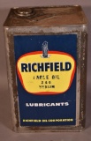 Richfield Eagle Oil Five Gallon Square Can