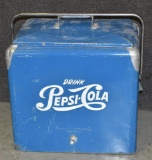 Drink Pepsi-Cola Metal Carrying Cooler