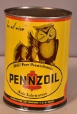 Pennzoil Motor Oil w/Owls Quart Can