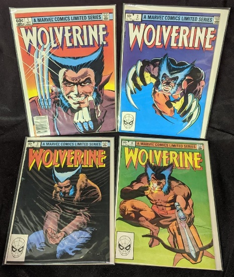 Wolverine Comic #1 #2 #3 & #4 Marvel