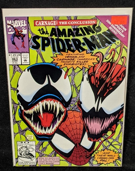 The Amazing Spiderman #363 Key VEMON & CARNAGE Marvel Comic Book