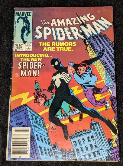 The Amazing Spiderman #252 Marvel Comic Book Key 1st Black Costume