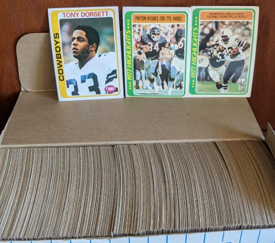 1978 Topps Complete NFL Football Set Excellent Condition