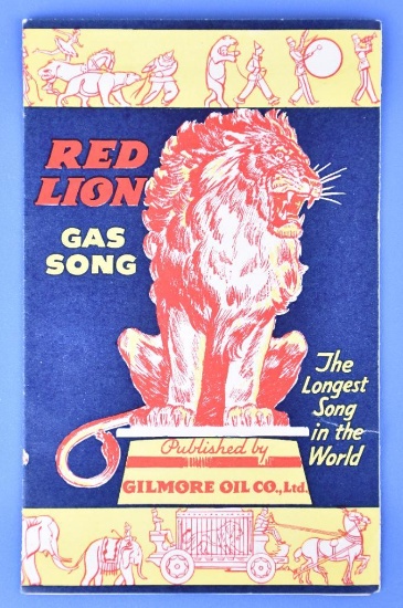 Gilmore Oil Co. Red Lion Gas Song Booklet