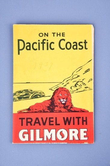 1939 Gilmore Pacific Coast Map