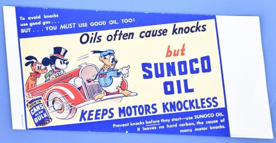 Sunoco Oil Advertising Ink Blotter