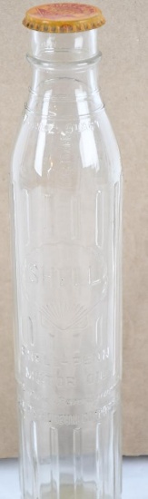 Shell-Penn Motor Oil One Quart Tall Bottle w/lid