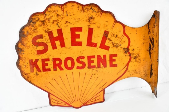 Shell Kerosene Metal Flange Sign