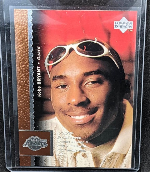 1996 Upper Deck Kobe Bryant NBA Rookie Card
