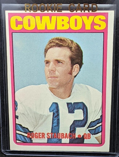 1972 Topps Roger Staubach NFL Rookie Card