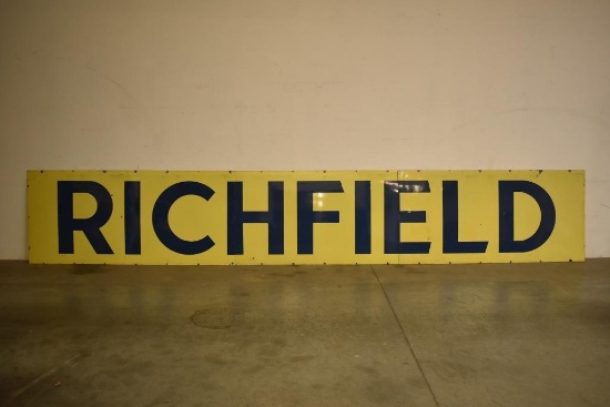 Huge Richfield Porcelain Id Sign (TAC)