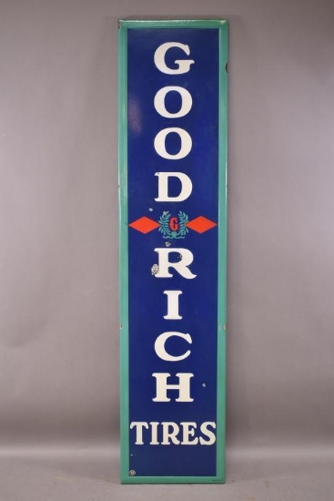 Goodrich Tires w/ Logo Porcelain Sign