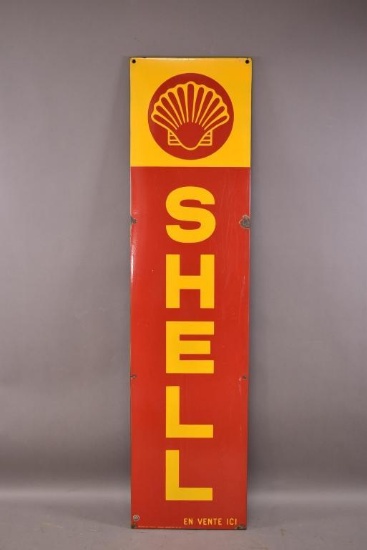 Shell w/ Logo Porcelain Sign (TAC)