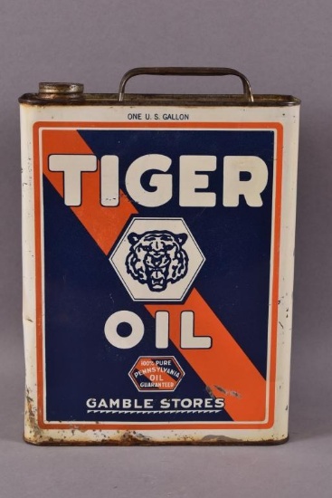 Tiger Oil Gamble Stores One Gallon Can