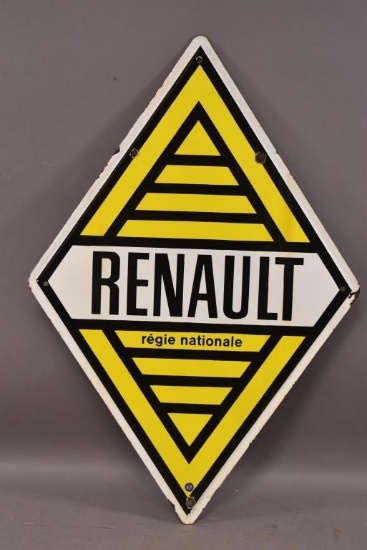 Renault (auto) Porcelain Sign (TAC)