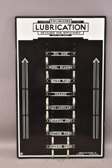 Lincoln Lubrication Porcelain Gun Rack (TAC)