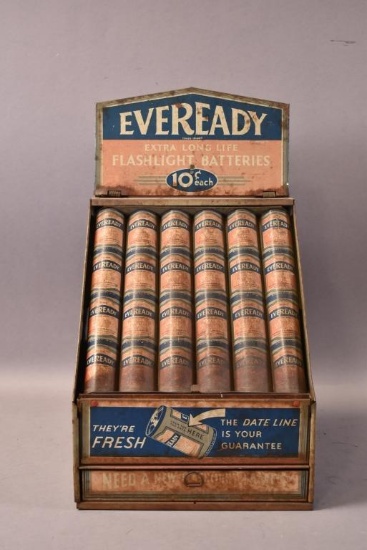 Eveready Extra Long Life Batteries Display