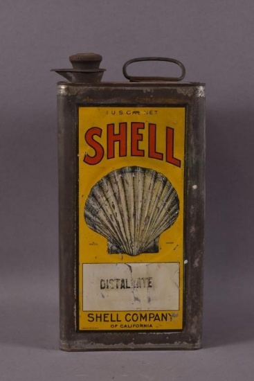 Shell Distallate One Gallon Embossed Can