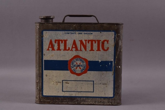 Atlantic Motor Oil w/ Logo Metal Can