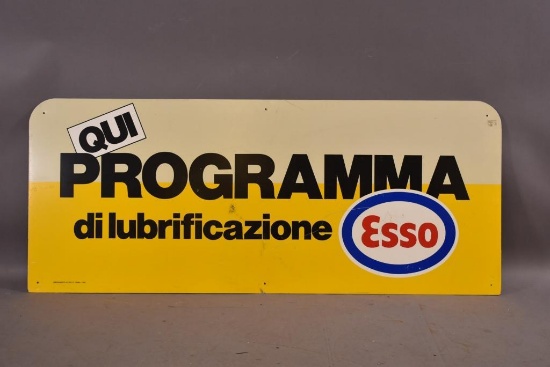 ESSO Programme Metal Sign