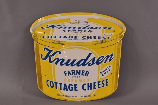 Knudsen Cottage Cheese Metal Sign
