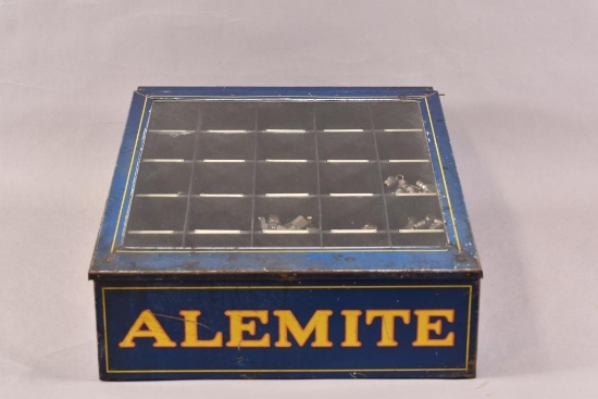 Alemite Zerk Metal Counter-Top Display Cabinet