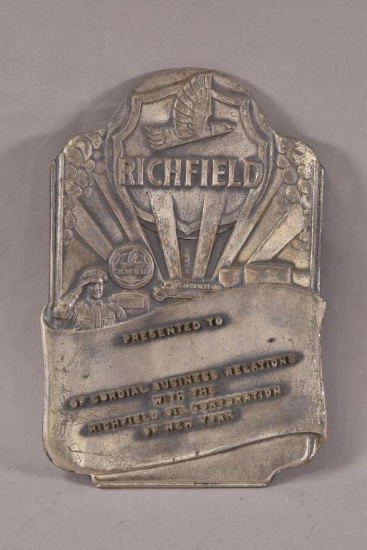 Richfield Award Plaque
