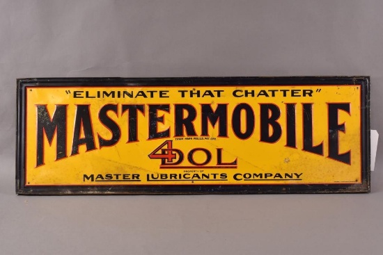 Mastermobile Oil Metal Sign