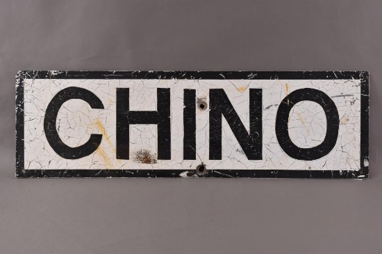 Chino (California) City Metal Sign
