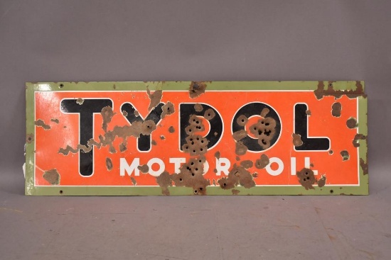 Tydol Motor Oil Porcelain Sign