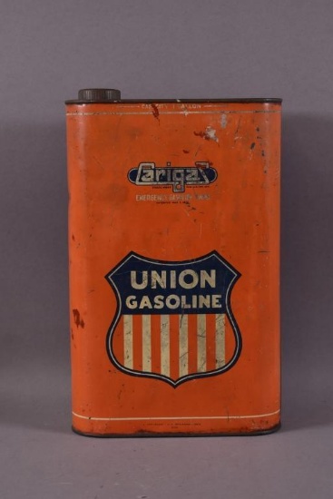 Carigas w/ Union Gasoline Logo Metal Can