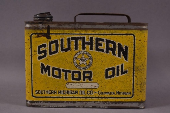 Southern Motor OIl Metal 1/2 Gallon Can