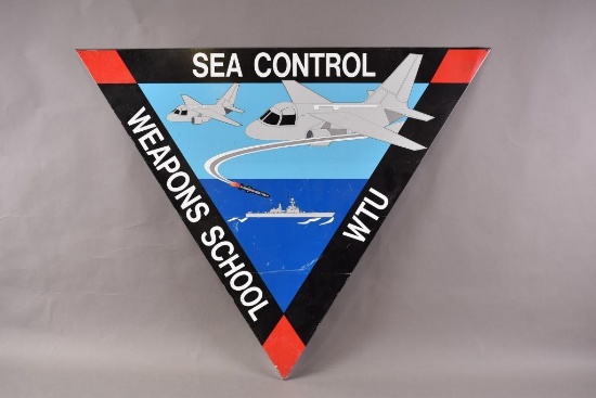 Sea Control Weapons School Metal Sign