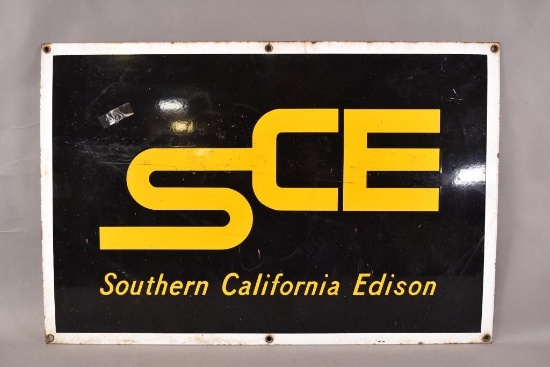 Southern California Edison Porcelain Sign