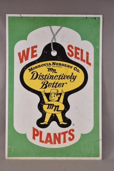 We Sell Monrovia Nursery Plants Metal Sign